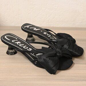 Circus NY by Sam Edelman Natalina Bow Kitten Heel Slide Sandals